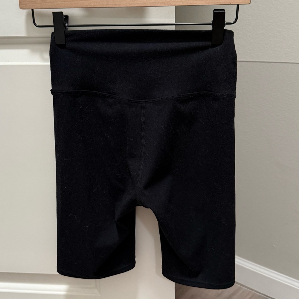 Joah Brown The Biker Short in Sueded Onyx - Picture 4 of 5